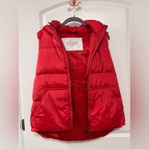 Red Coach vest